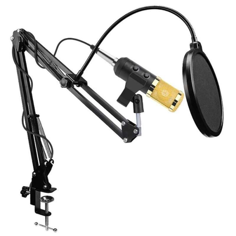 Jual Professional Condenser Microphone BM 900 + Scissor Arm Stand di