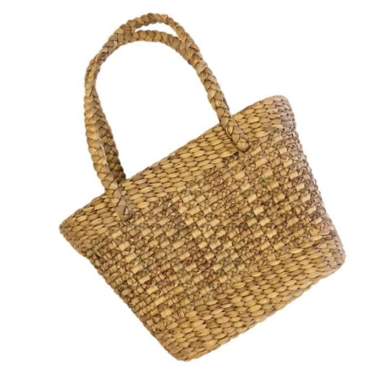 Promo Tas Eceng Gondok Kode A, Tas Anyam Rotan Polos, Tas Decoupage