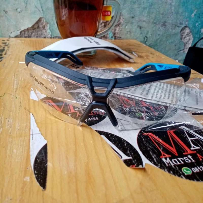 Uvex Pheos Cx2 - Safety Glasses - Spectacles Supravision Excellence Technology - Metal-free, Anti-fog & Scratch-resistant - One Size - Black/red, Grey 2% (IR-ex 5 - View #3