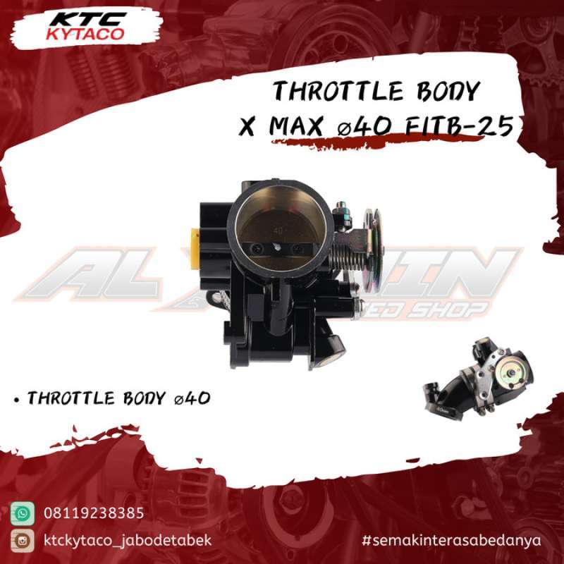 Jual Throttle body TB ktc xmax 40mm FITB25 di Seller auto99