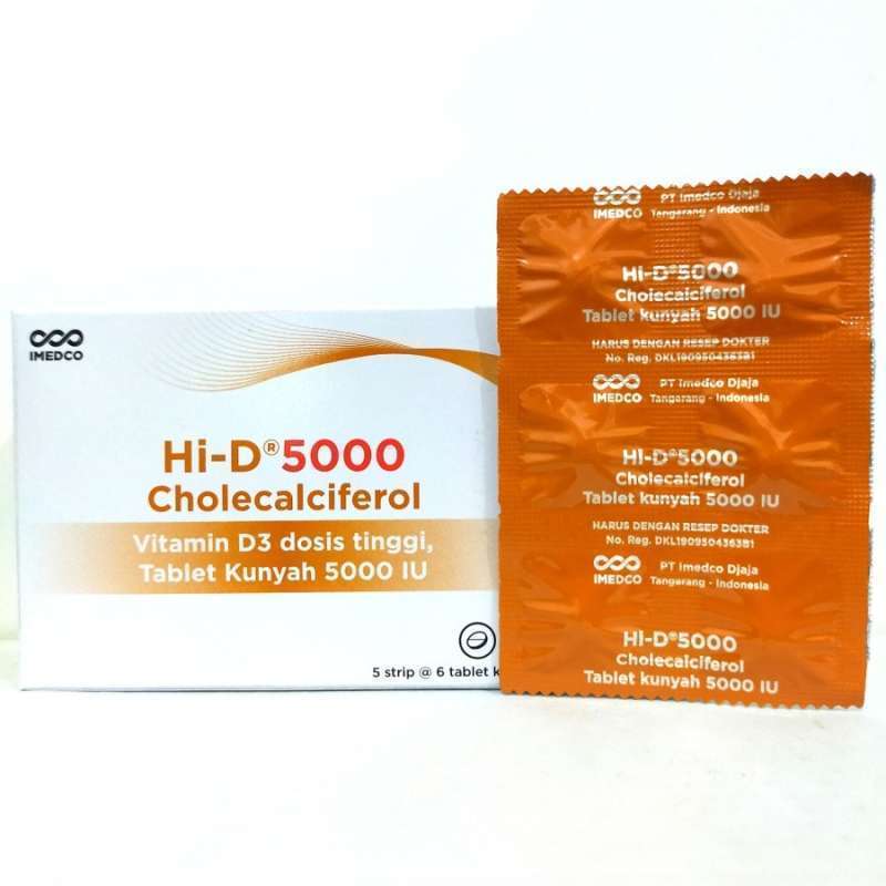 Jual Vitamin D3 5000 Iu/ Hid 5000 Cholecalciferol Imedco Di Seller Sepanjang