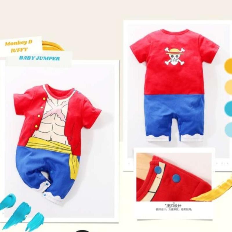 Promo Baby Jumper romper Bayi cowo karakter anime One piece Monkey D