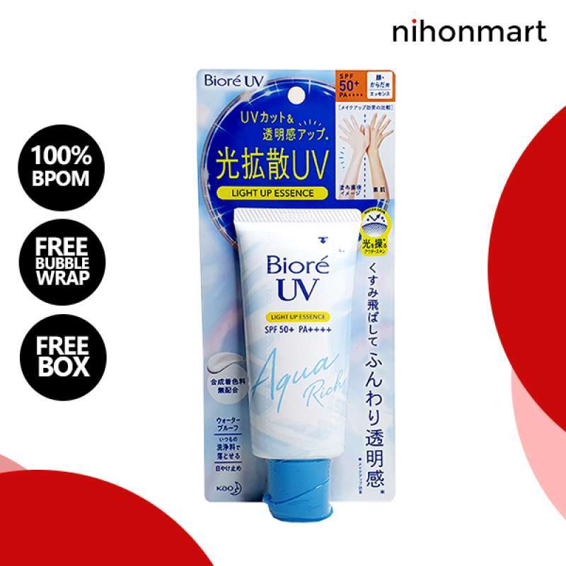 Jual Biore UV Aqua Rich Light Up Essence 70g di Seller Nihonmart
