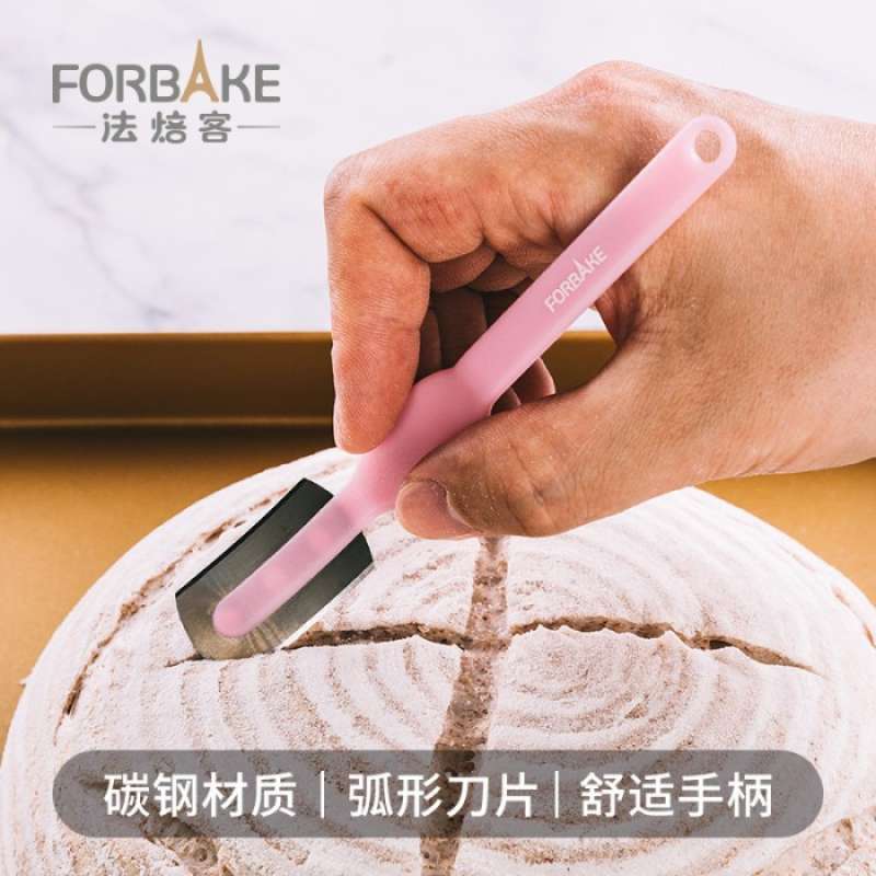 Jual Forbake bread cutter / sourdough lame bread scoring knife / silet