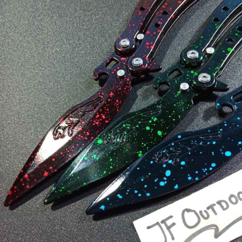 Promo Balisong Butterfly Knife Trainer CSGO Panther Claw Diskon 50 di