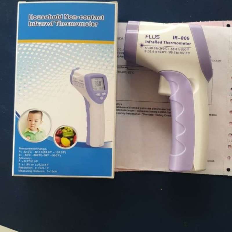 Jual Termometer InfraRed FLUS IR805 di Seller Clementinee Shop