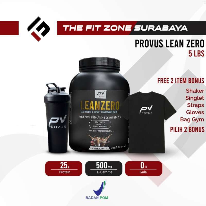 Jual Provus Lean Zero 5 Lbs Whey Protein Isolate Plus Fat Burner Cla Di