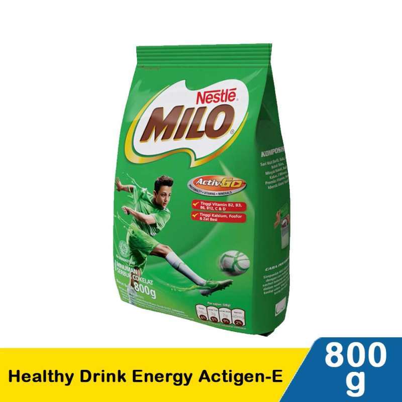 Jual Milo Healthy Drink Energy Actigen E 800 Gram di Seller dgoodsstore