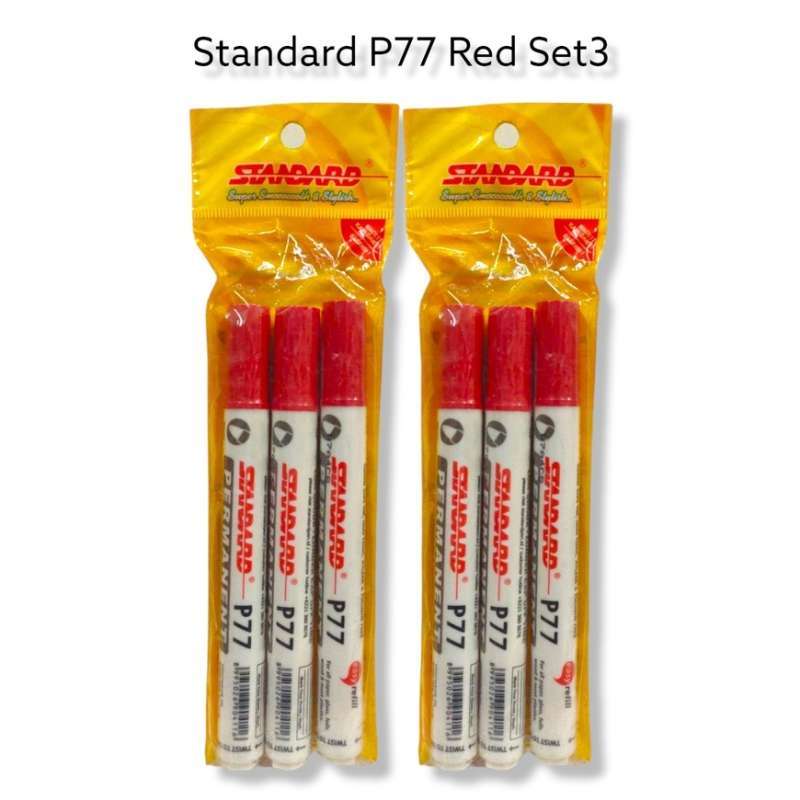Jual Spidol Permanent Marker P77 Standard Permanent Marker Standar