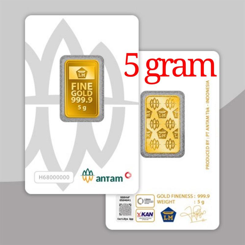 Jual Antam Certieye Emas Logam Mulia [5 Gram/ Bersertifikat] Di Seller