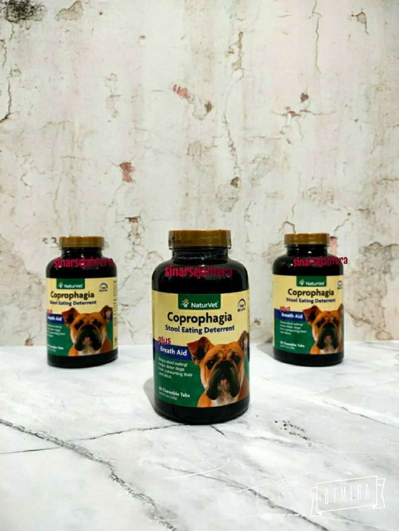 Promo NaturVet Coprophagia Deterrent Tablets Dog Supplement Vitamin