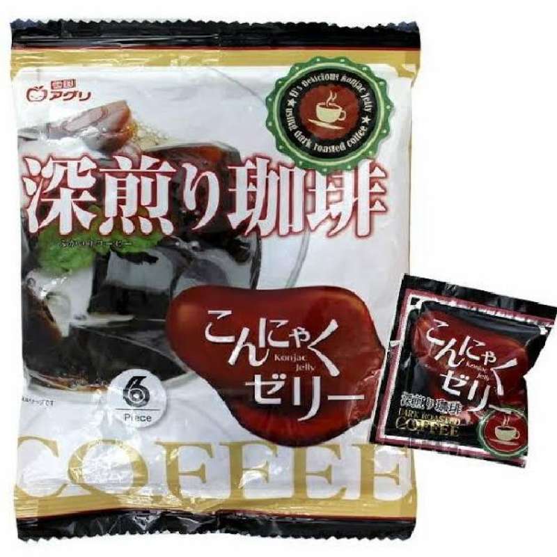 Jual Yukiguni Aguri Konjac Jelly Dark Roast Coffee Konnyaku Jeli Rasa