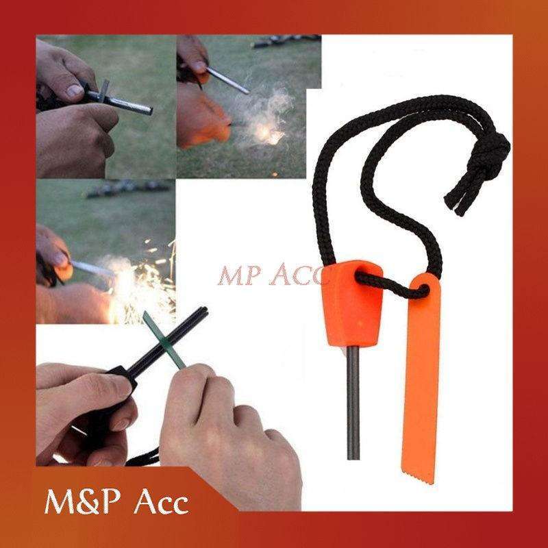 Jual Outdoor Survival Magnesium Flint Stone Fire Starter Alat Pembuat
