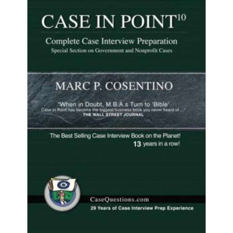 Jual Case On Point Complete Case Interview Preparation di Seller Gren