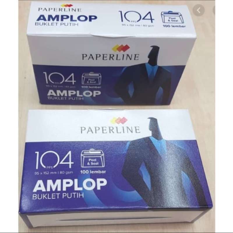 âˆš Amplop Putih Paperline 104 Pps Uk. 95 X 152 Mm ( Pack ) Terbaru