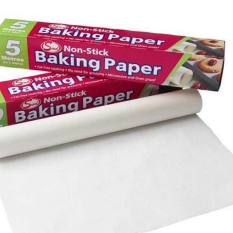 Promo Baking Paper Non Stick Microwave & Oven Proof Kertas Roti Alas