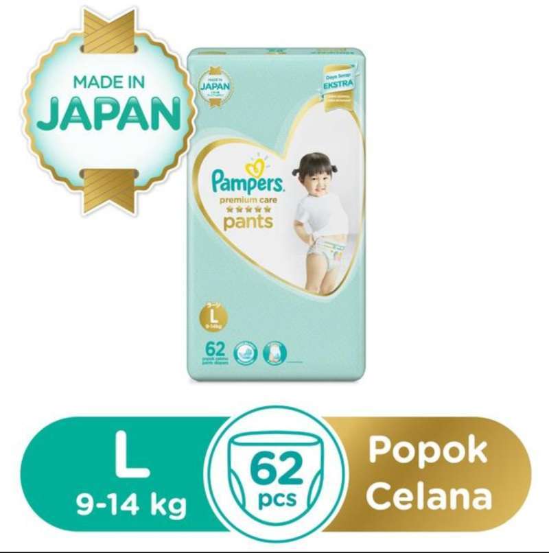 Jual Pampers Premium Pants L-62 Online Maret 2021 | Blibli