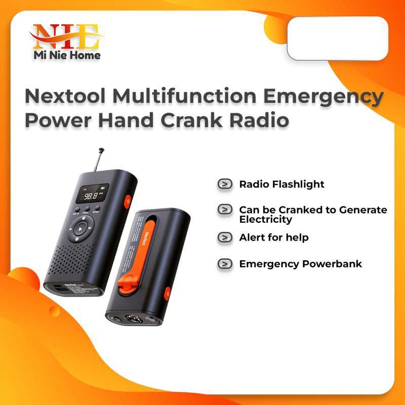 Promo Nextool 6-in-1 Emergency Power Station AM FM Radio Flashlight ...