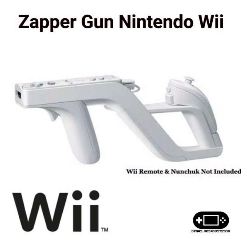 Jual Zapper Shooting Gun Pistol untuk Nintendo Wii dan Wii U di Seller