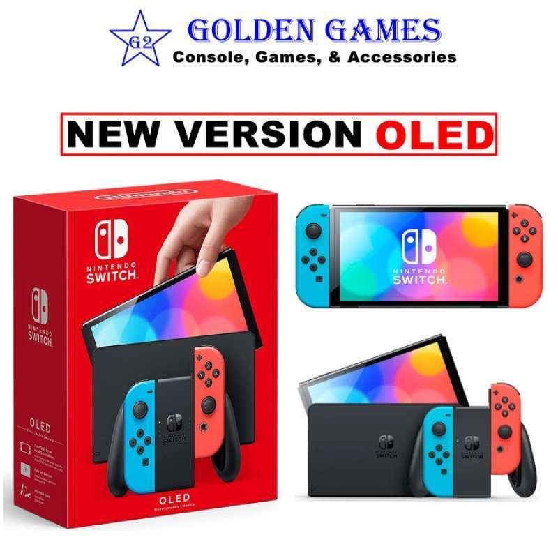 Promo CONSOLE NINTENDO SWITCH OLED - NEON BLUE RED Diskon 33% di Seller