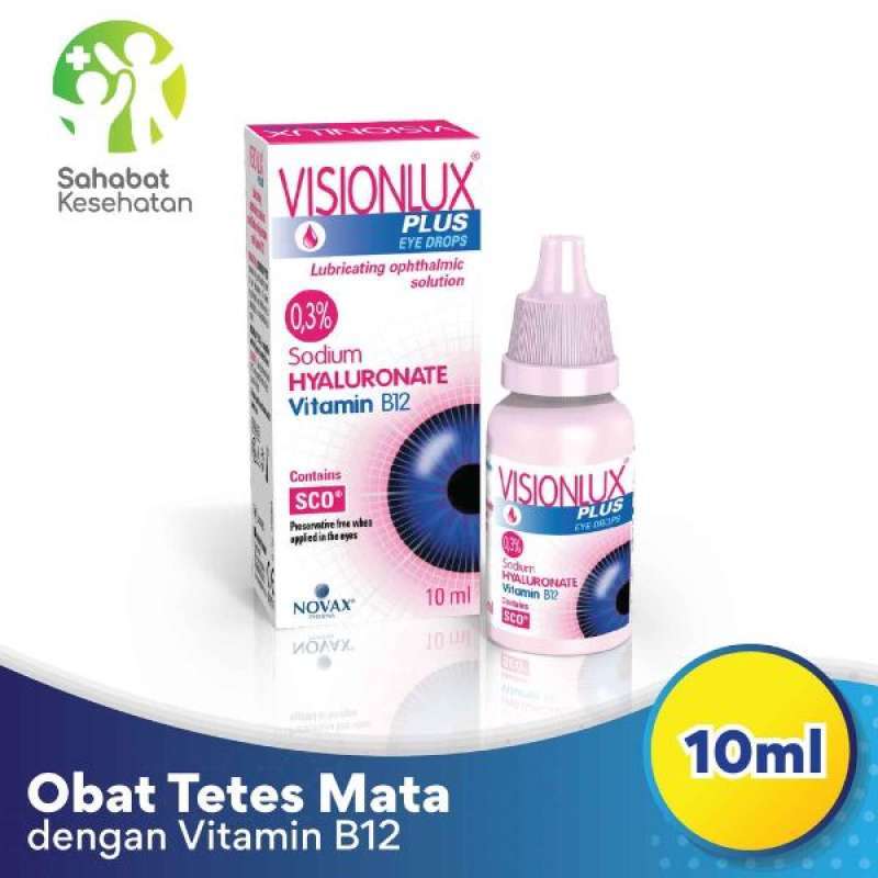 Promo Visionlux Plus Eye Drops Obat Tetes Mata Dengan Vitamin B12