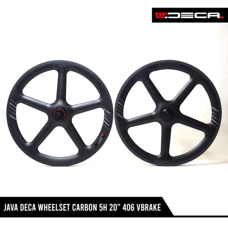 Promo DELTACYCLES - JAVA DECA WHEELSET CARBON 5H 20 406 VBRAKE Diskon ...