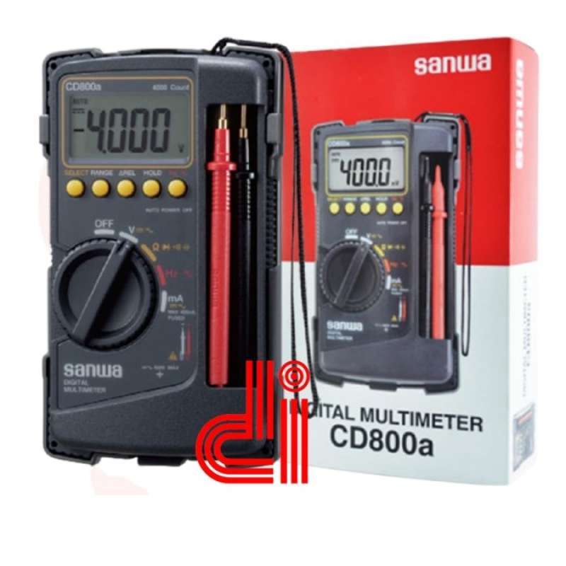 Promo Sanwa Cd800a Digital Multimeter Cd800a Multimeter Tester Diskon