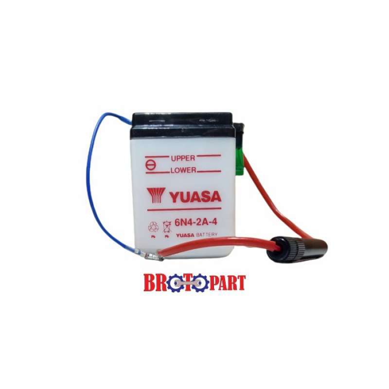 Jual Aki Motor Honda Win 100 Yuasa 6n4-2a-4 6v 4ah Di Seller Mqueen