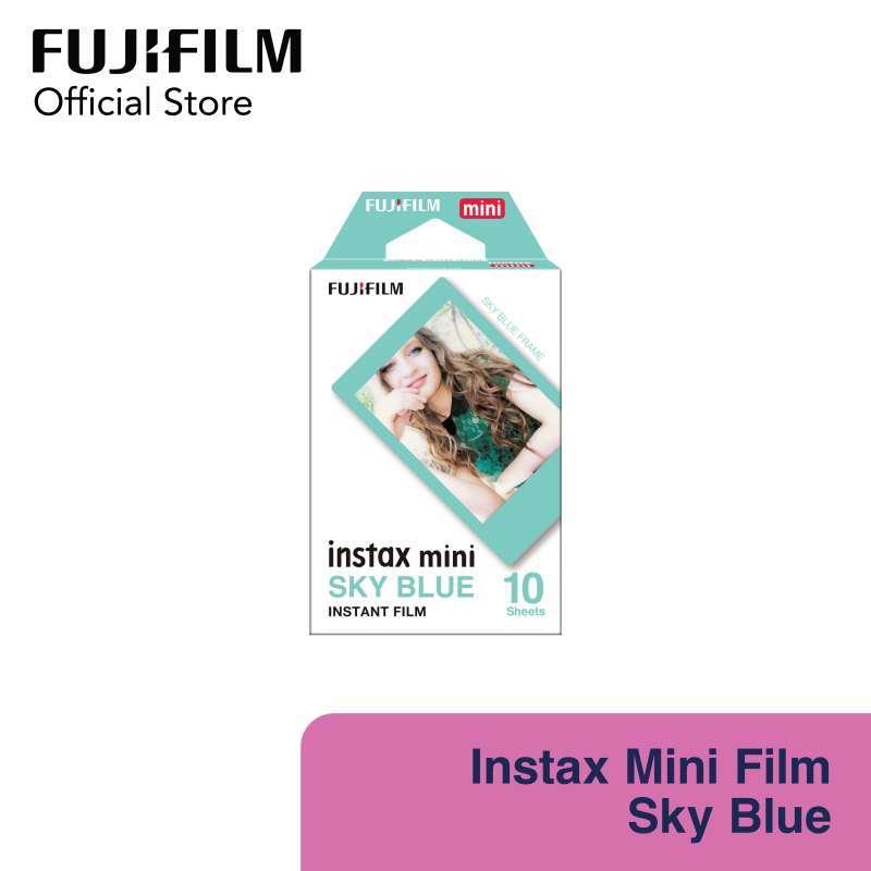 Jual Fujifilm Instax Film Mini Sky Blue Frame di Seller Fujifilm ...