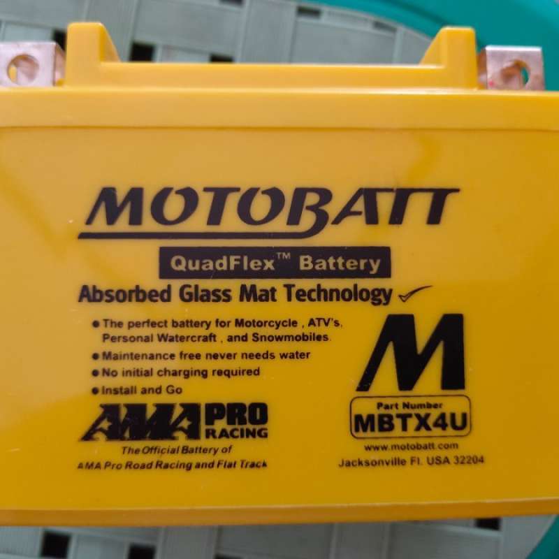 Jual Aki Motor Motobatt MBTX4U Bergaransi di Seller TDR Autorace