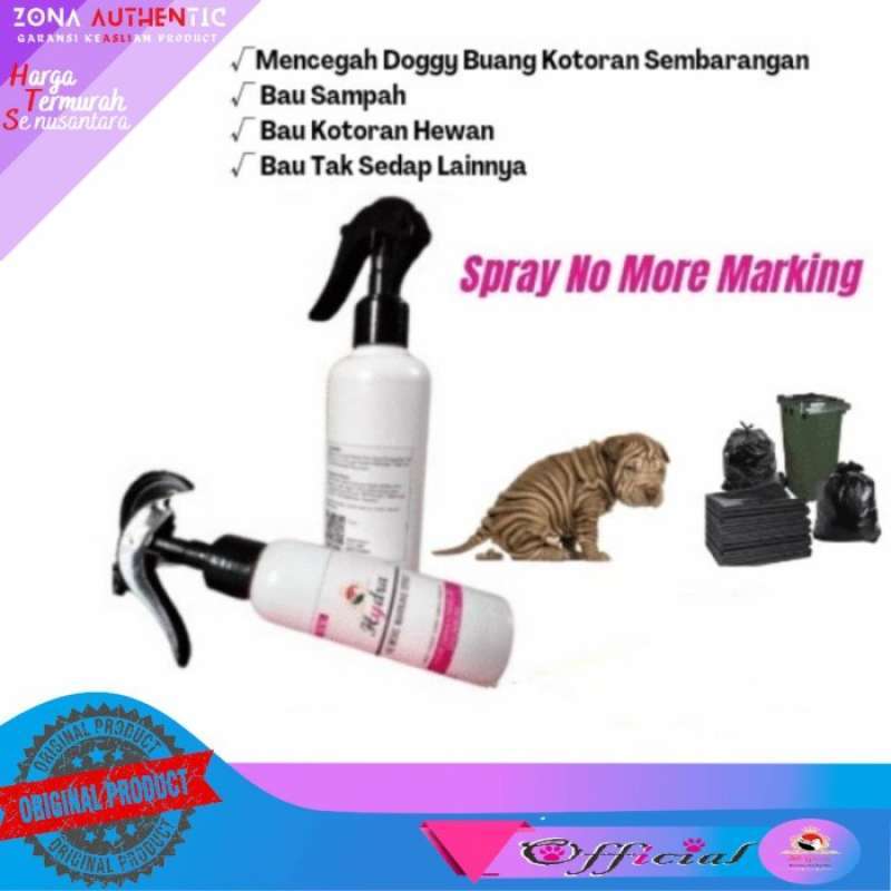 Jual Spray No More Marking Penghilang Bau Pup & Pee Anjing Kucing Hewan