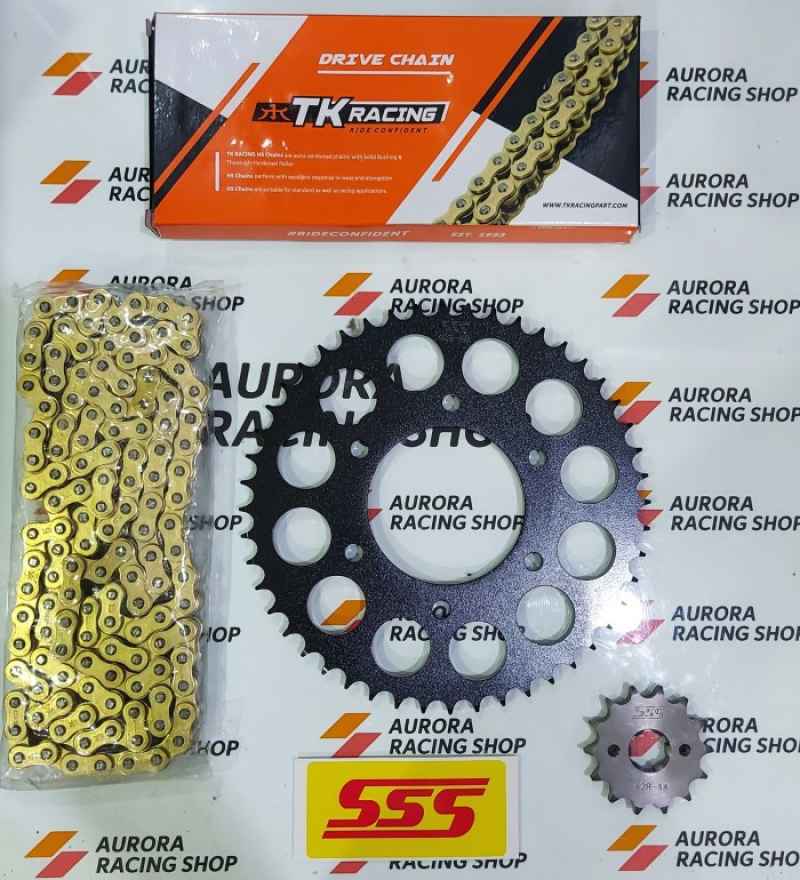 Promo GEAR SET SSS BLACK R15 OLD / V2 / XABRE & RANTAI TK 428 HS GOLD
