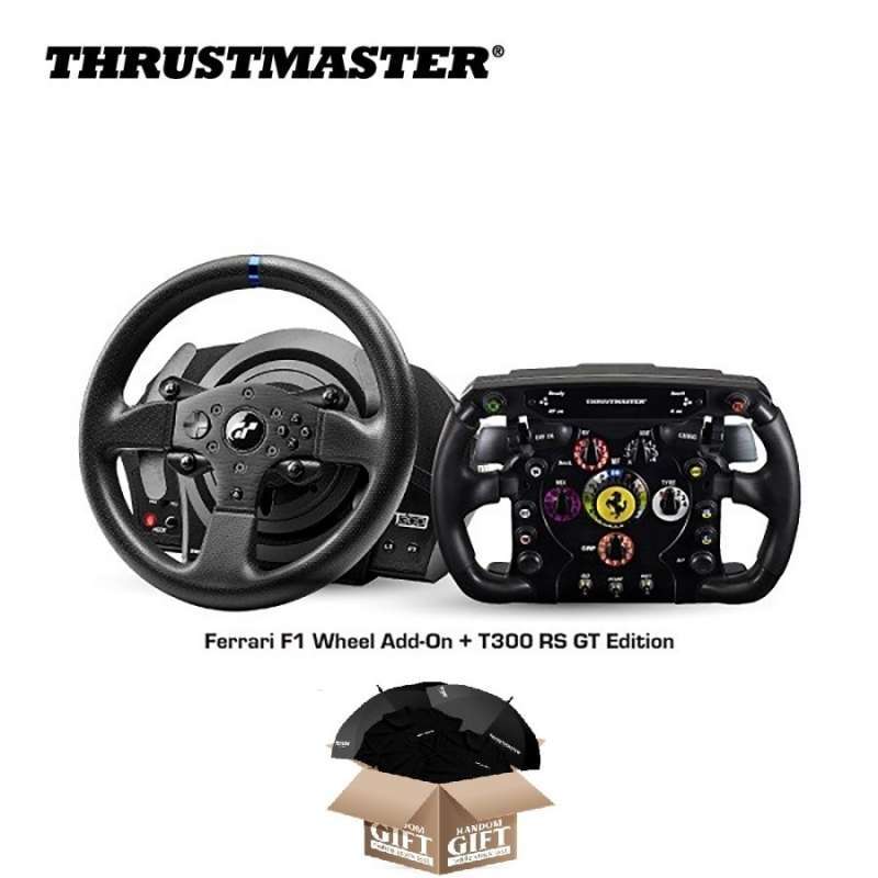 T300 Ps50 Promo Bundle Thrustmaster T300 RS GT & Ferrari F1 Wheel Add-On For PC ...