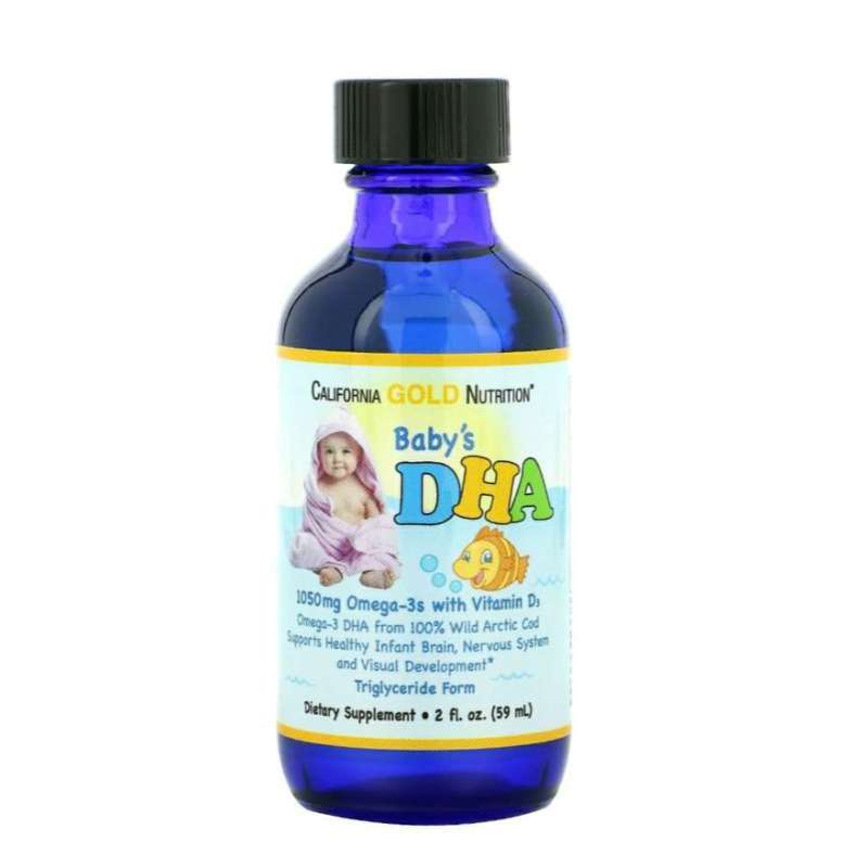 Jual Baby's DHA, California Gold Nutrition, Omega3s & Vitamin D3 di