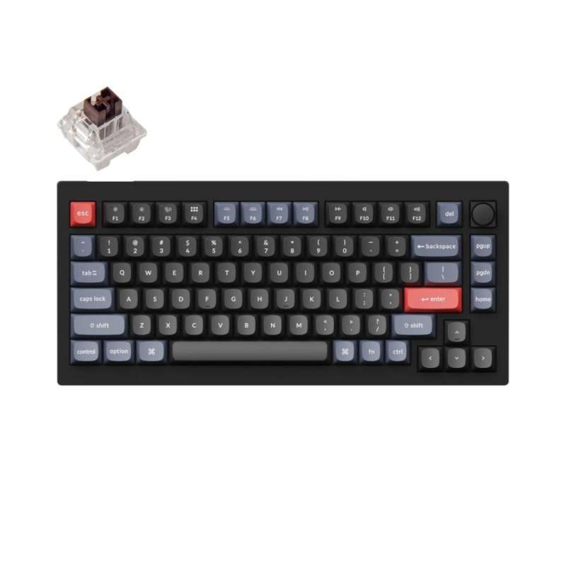 Jual Keychron V1 Qmk Rgb Custom Mechanical Gaming Keyboard Brown