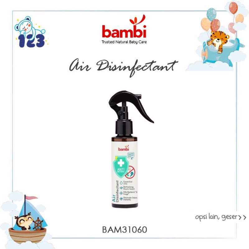 Jual Bambi Baby Air Disinfectant Bayi Aman Untuk Bayi READY MANADO Spray 120ml di Seller Onee