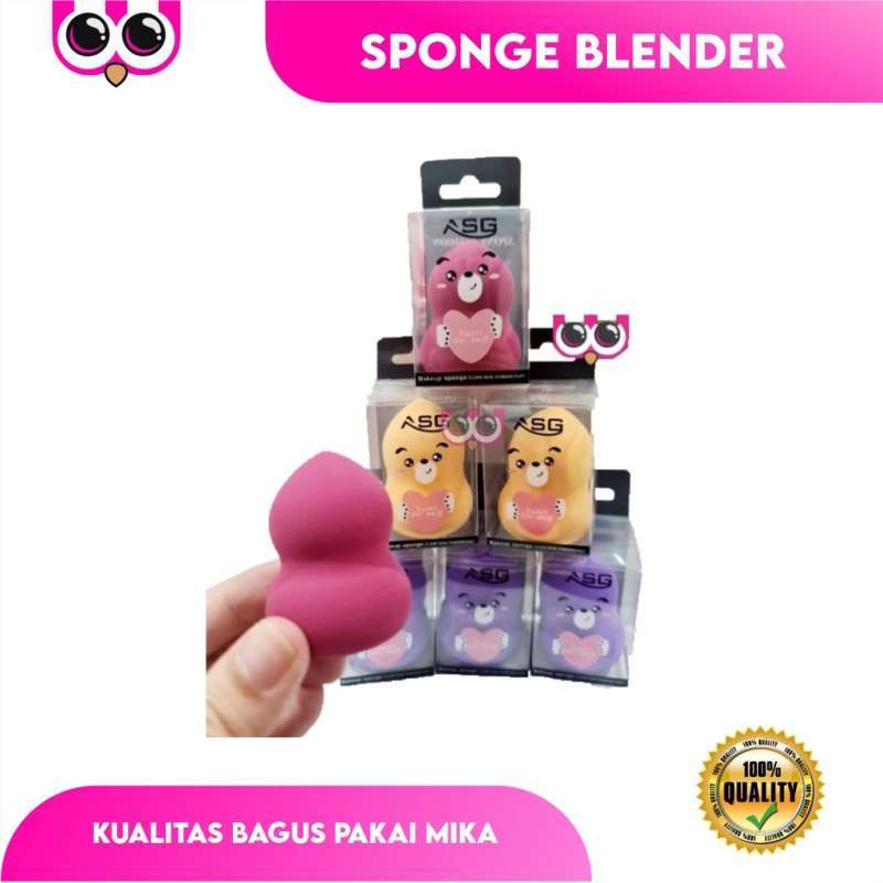 Jual [MIKA] SPONGE BEAUTY BLENDER KUALITAS BAGUS PAKAI MIKA di Seller