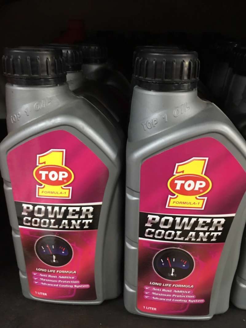 Jual Air Radiator/ Radiator Coolant Top1 Power Coolant Pink 1 Liter di Seller ADELIO