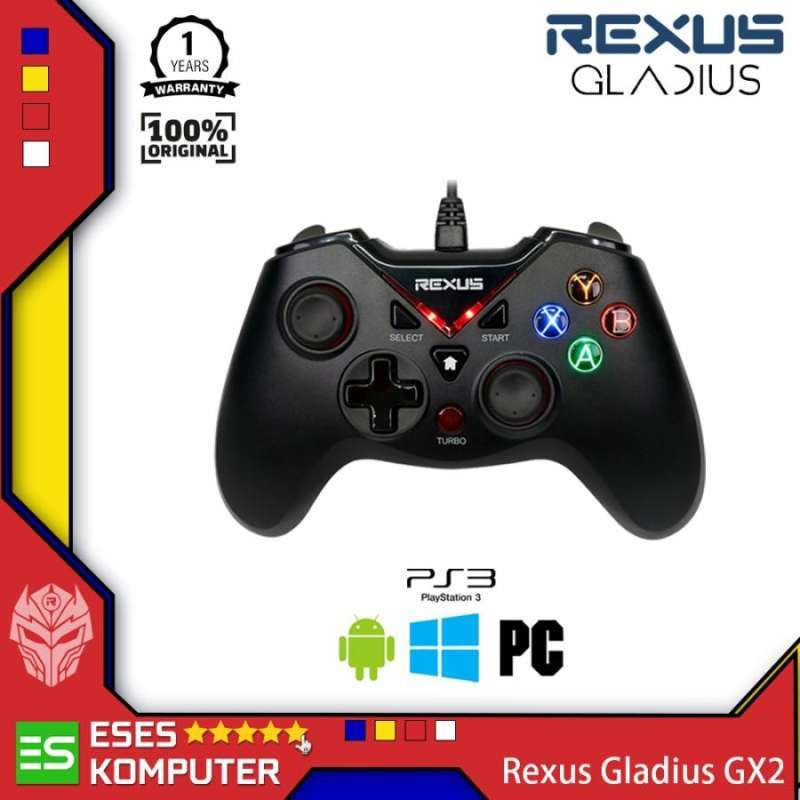 Jual Gamepad Rexus GX2 Gladius Controller | Gaming Joystick PC di ...