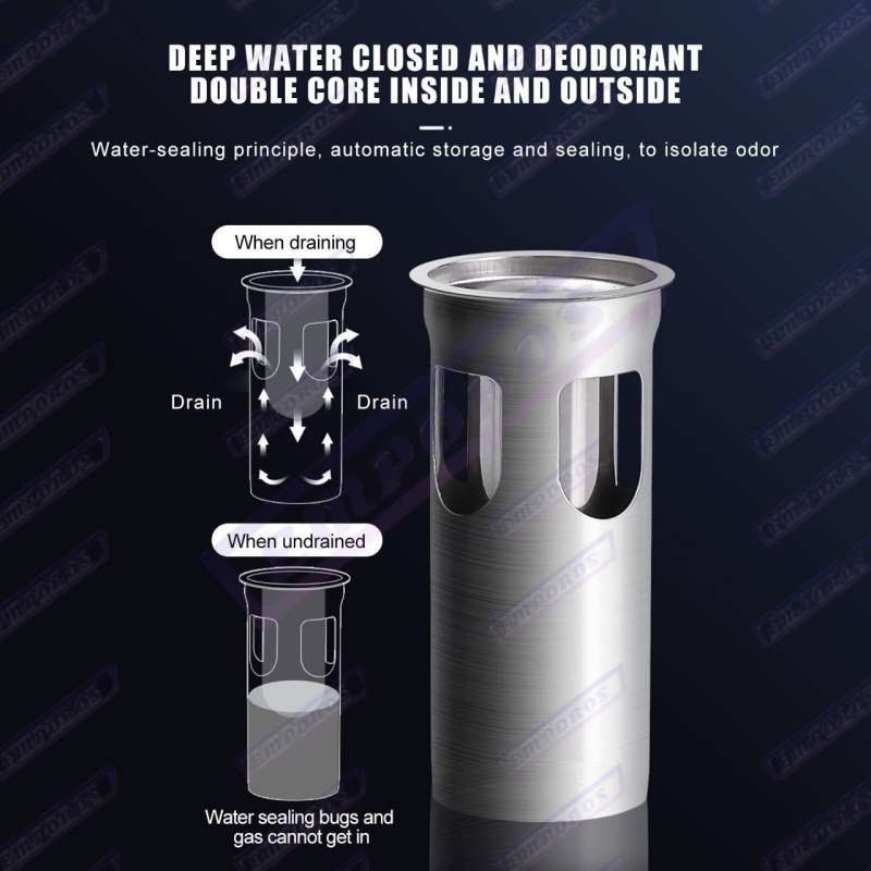 Promo FLOOR DRAIN ODOUR TRAP STAINLESS STEEL SARINGAN FILTER ANTI BAU