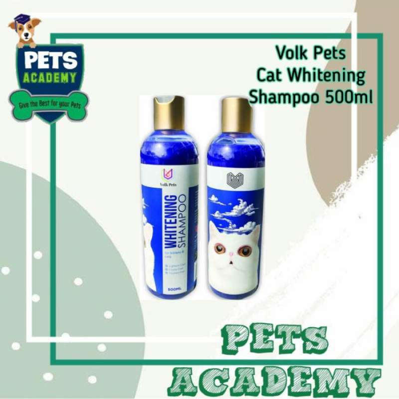 Promo Shampo Kucing Volk Pets Cat Whitening Shampoo 500Ml Diskon 26 di