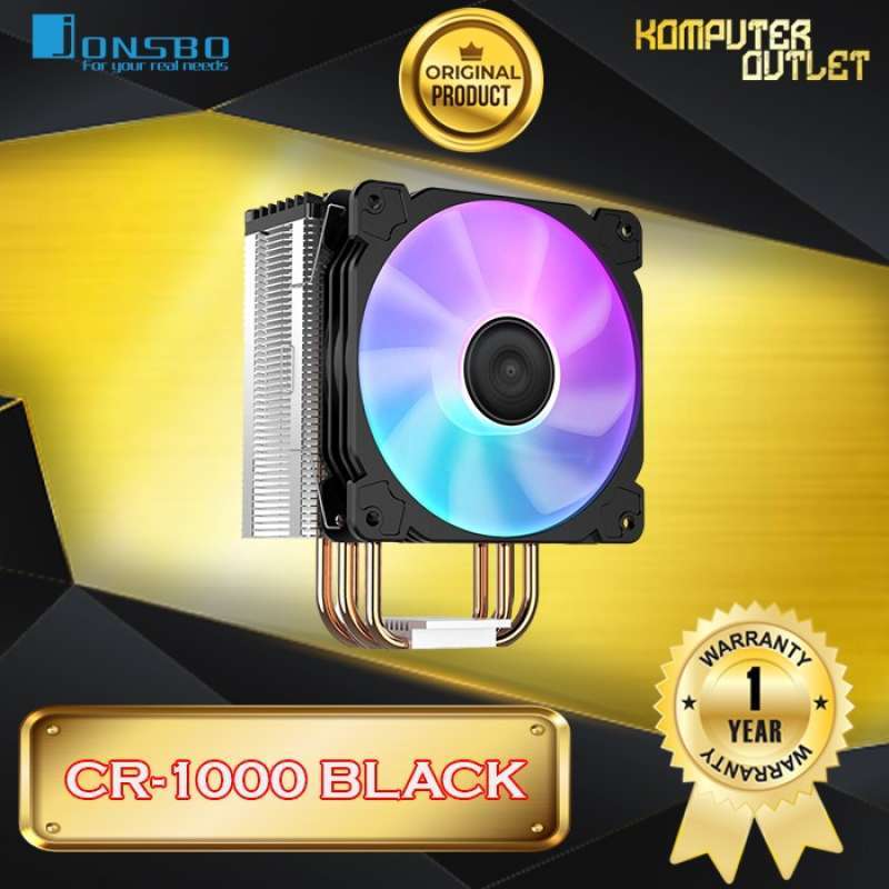 Jual JONSBO CR-1000 CPU COOLER TOWER / HSF - CR1000 BLACK di Seller ...