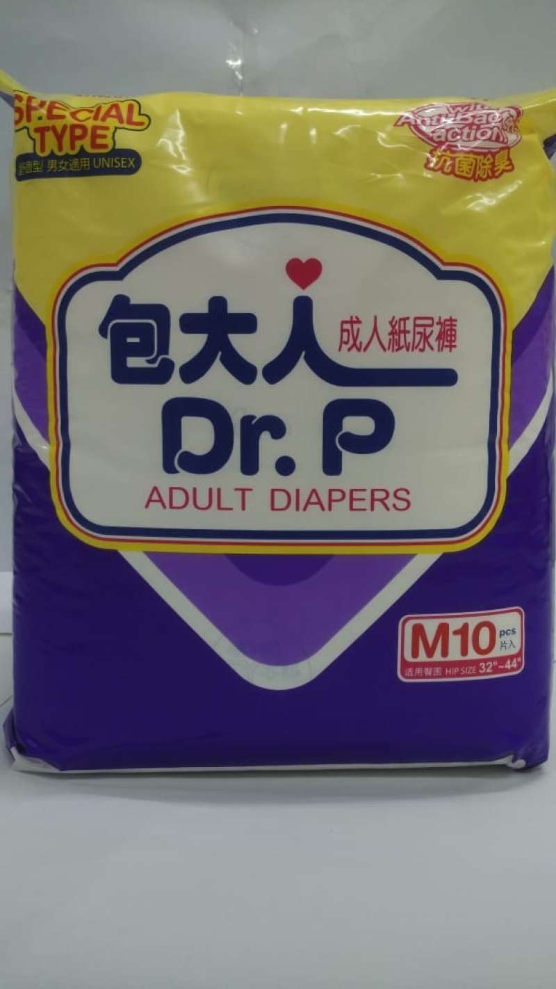 Promo Dr.P Adult Diapers Special Type M 10 Diskon 35 di Seller BOS