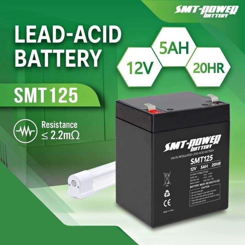 Jual Battery Aki Kering MF VRLA Baterai UPS SMTPower SMT POWER SMT125