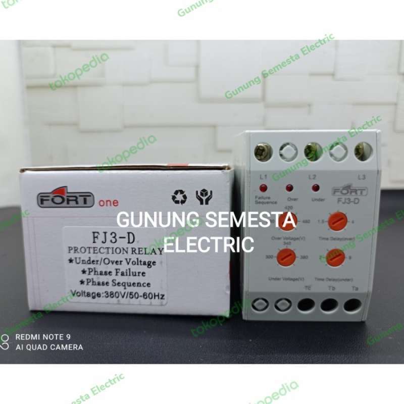 Promo PHASE FAILURE RELAY TIPE FJ3D MEREK FORT Diskon 23 di Seller