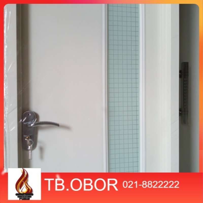 Promo Pintu Kamar Mandi/Pintu Pvc Kaca Es Handle Engkol Diskon 23 di
