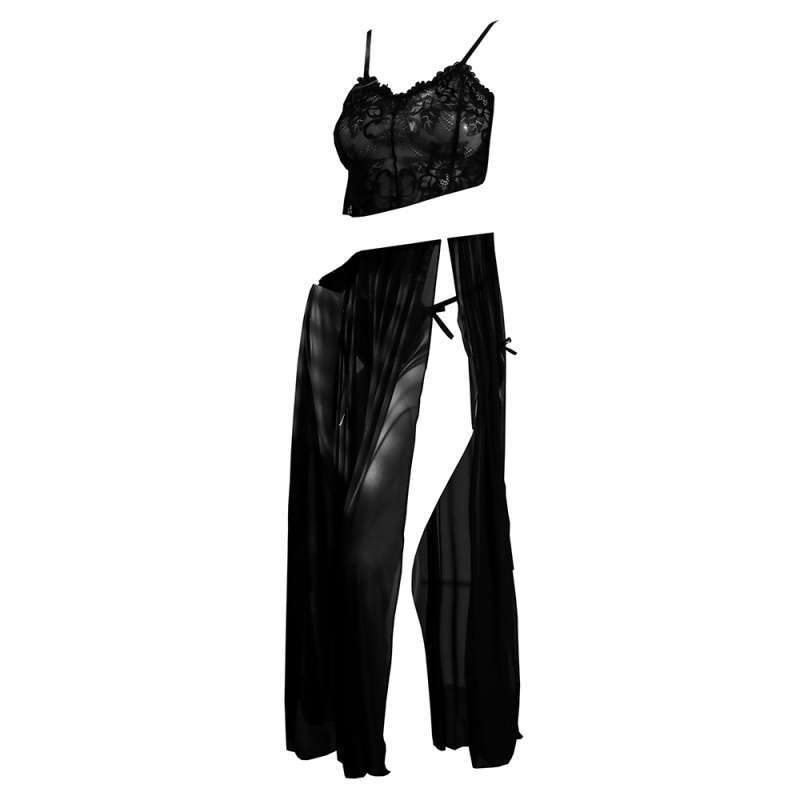 Promo Sexy Lingerie - L1237 L1239 - Baju Tidur Lingerie Long Gown ...