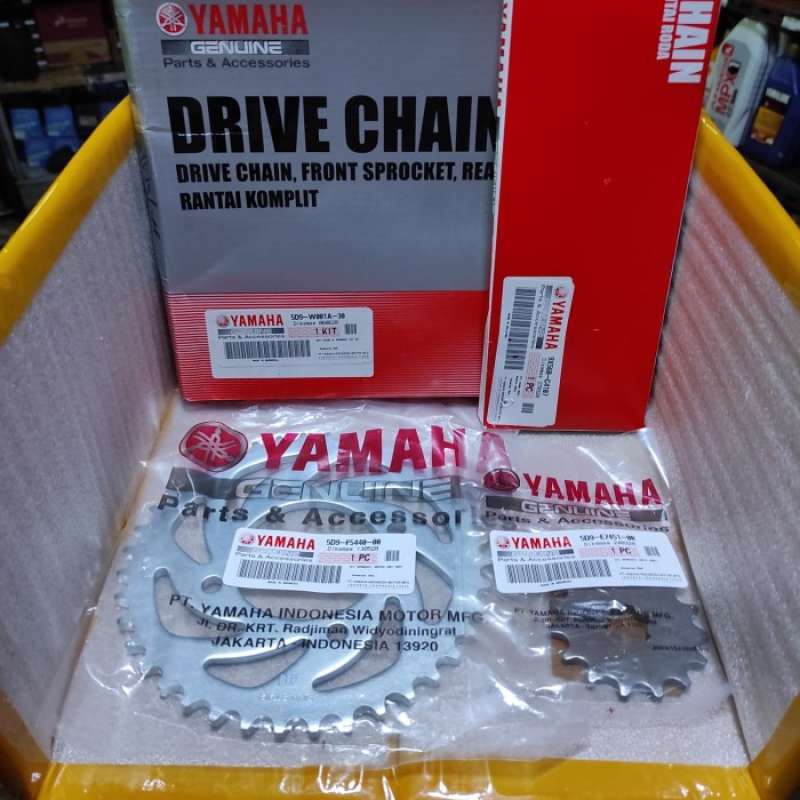 Jual Limited Gir Set Gear Set Jupiter Z New 2010, 2011, 2012 5d9w001a30 Original Terbaru Di