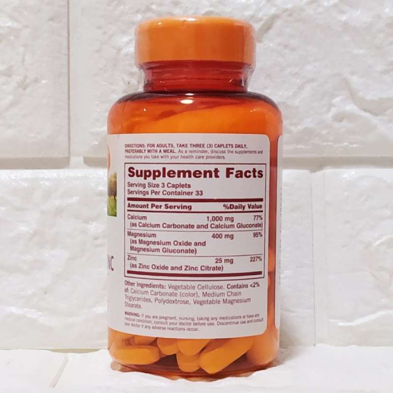 Promo SUNDOWN CALCIUM MAGNESIUM ZINC 100 KAPLET KALSIUM TULANG Diskon