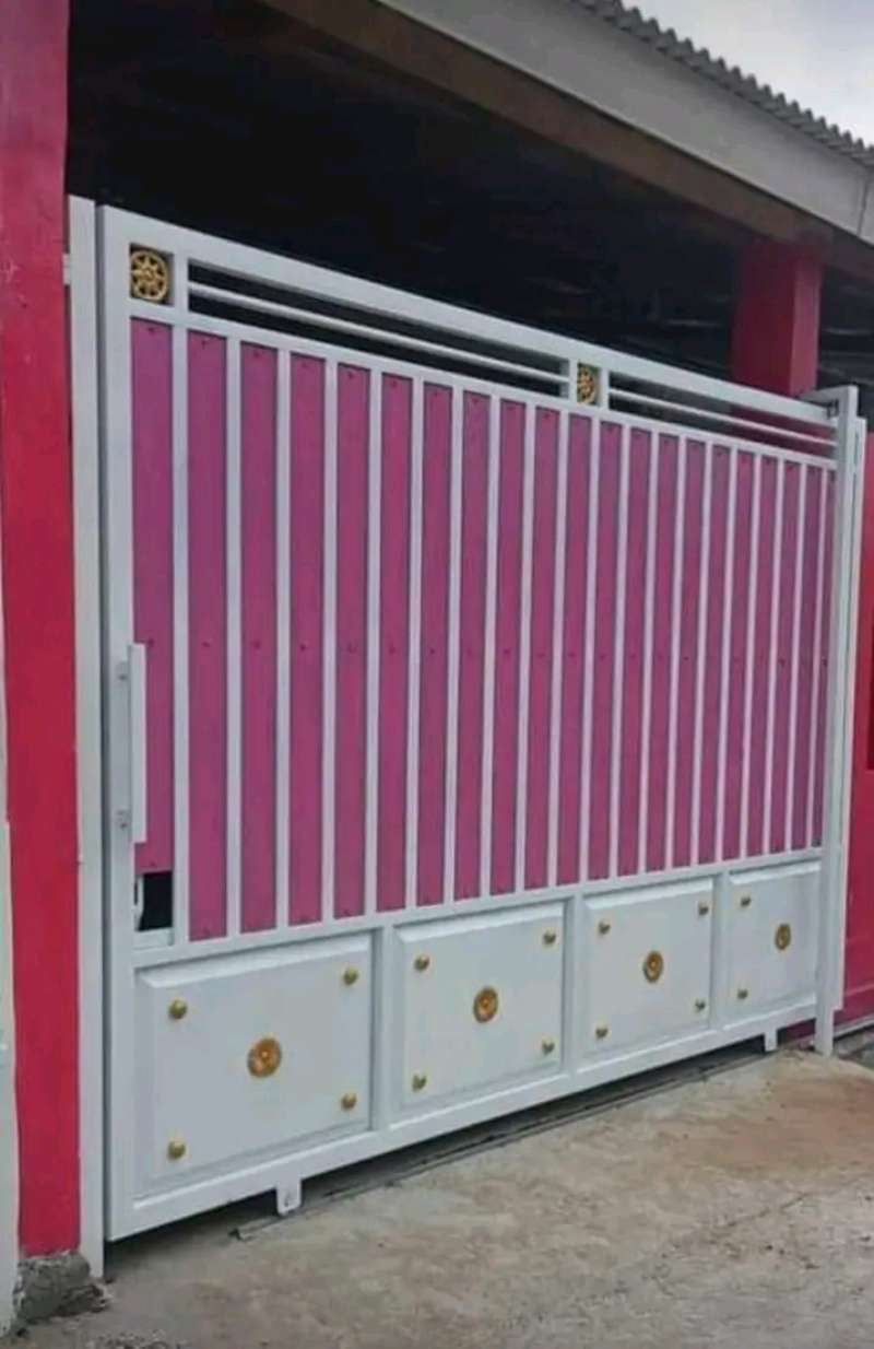 Jual Pagar Minimalis Kombinasi Papan Grc Dan Bingkai Besi Galvanis Di